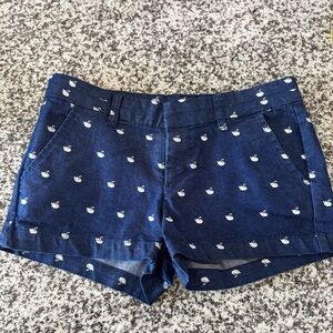Denim Harper Francesca’s Swan Print  Shorts